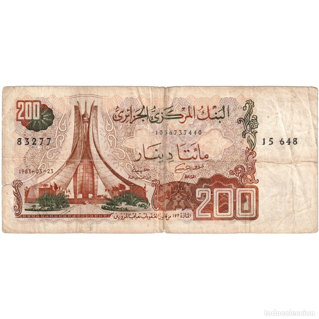 Billets internationaux: [#232822] Algeria, 200 Dinars, 1983-03-23, BC