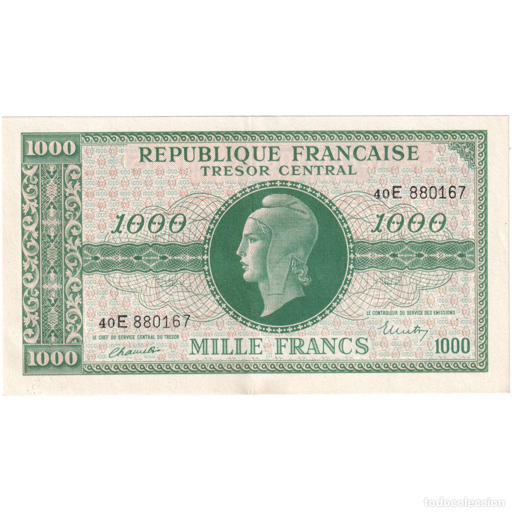 Notas Internacionais: [#1296591] Francia, 1000 Francs, Marianne, 40E, EBC