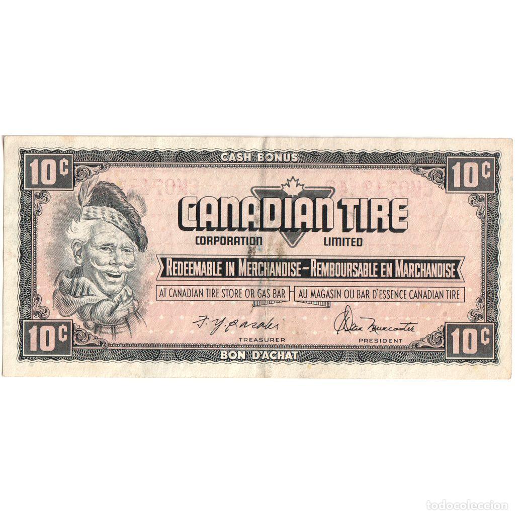 Billets internationaux: [#1296498] Canad&aacute;, 10 Cents, CANADIAN TIRE PUB, MBC