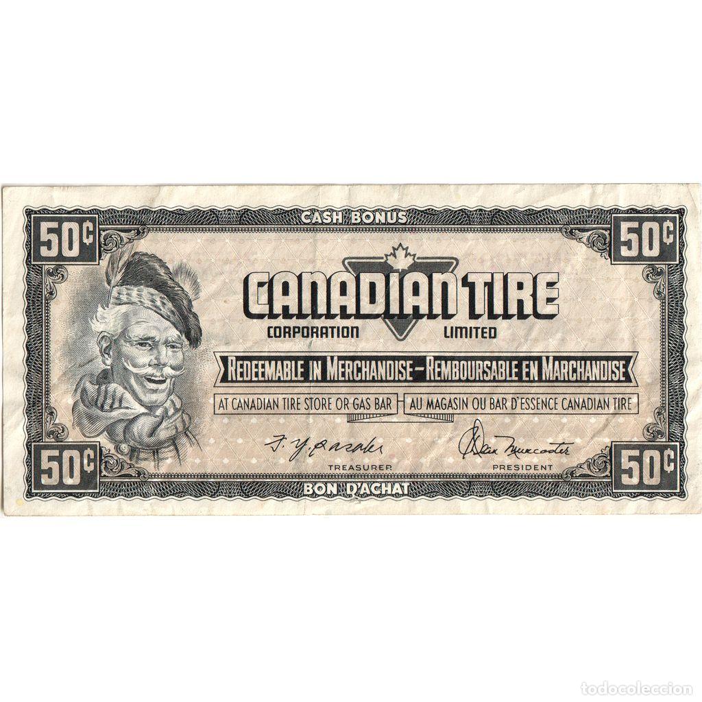 Billets internationaux: [#1296500] Canad&aacute;, 50 Cents, CANADIAN TIRE PUB, MBC