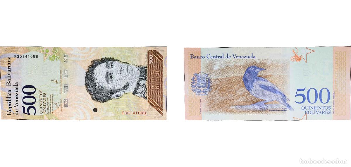 Banconote internazionali: Venezuela Bolivarian Republic 2018 500 Bol&iacute;vares Paper UNC P 108 NCV bbcv500bss