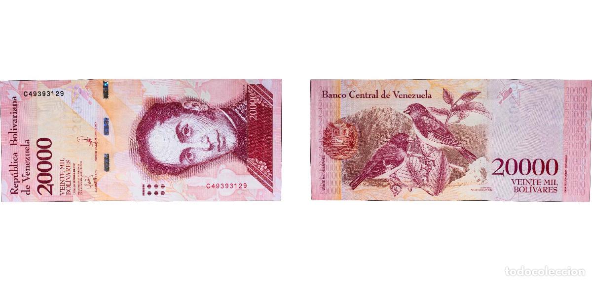 Banconote internazionali: Venezuela Bolivarian Republic 2017 20 000 Bol&iacute;vares Paper UNC P 99 NCV bbcv20000bsf