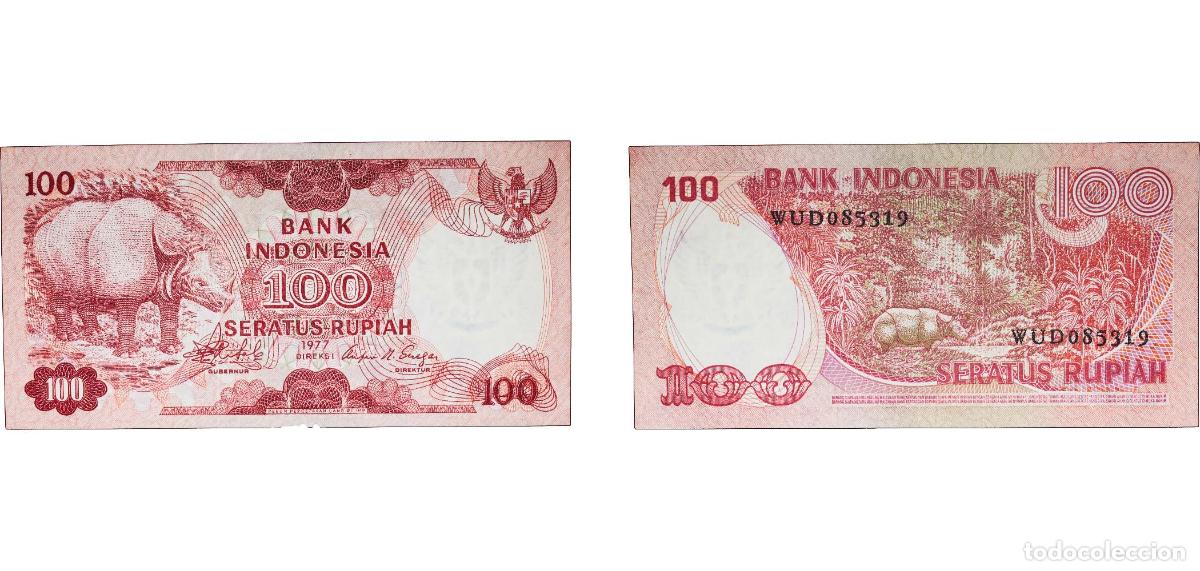 Billets internationaux: Indonesia Republic 1977 100 Rupiah Paper UNC P 116