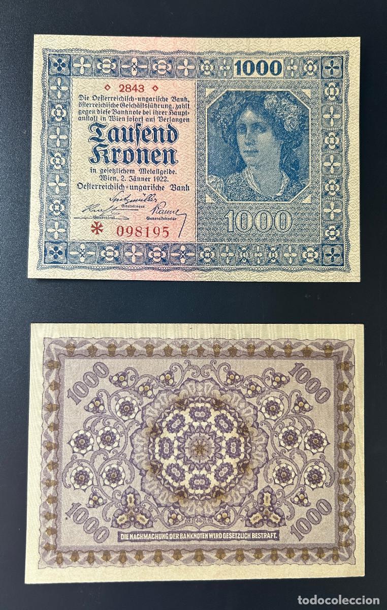 Billetes extranjeros: Billete Austria 1922 - Foto 1