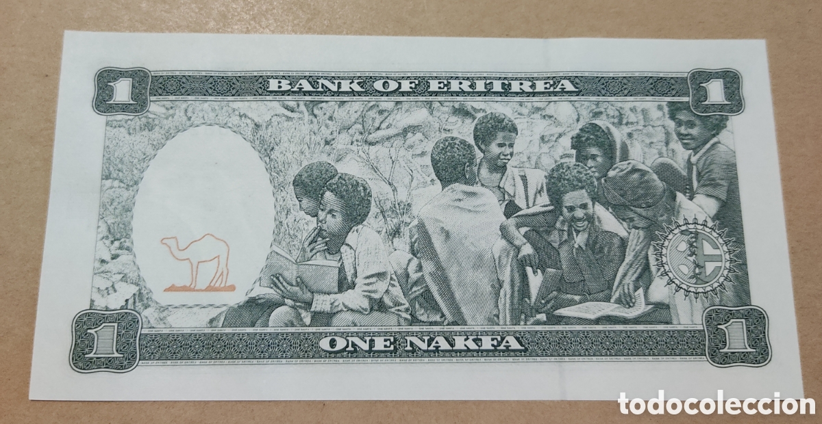 Billetes extranjeros: Eritrea 1 nakfa 1997 sin circular - Foto 2