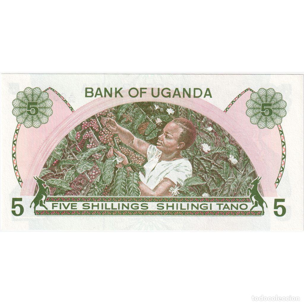Billetes extranjeros: [#232912] Uganda, 5 Shillings, SC - Foto 2