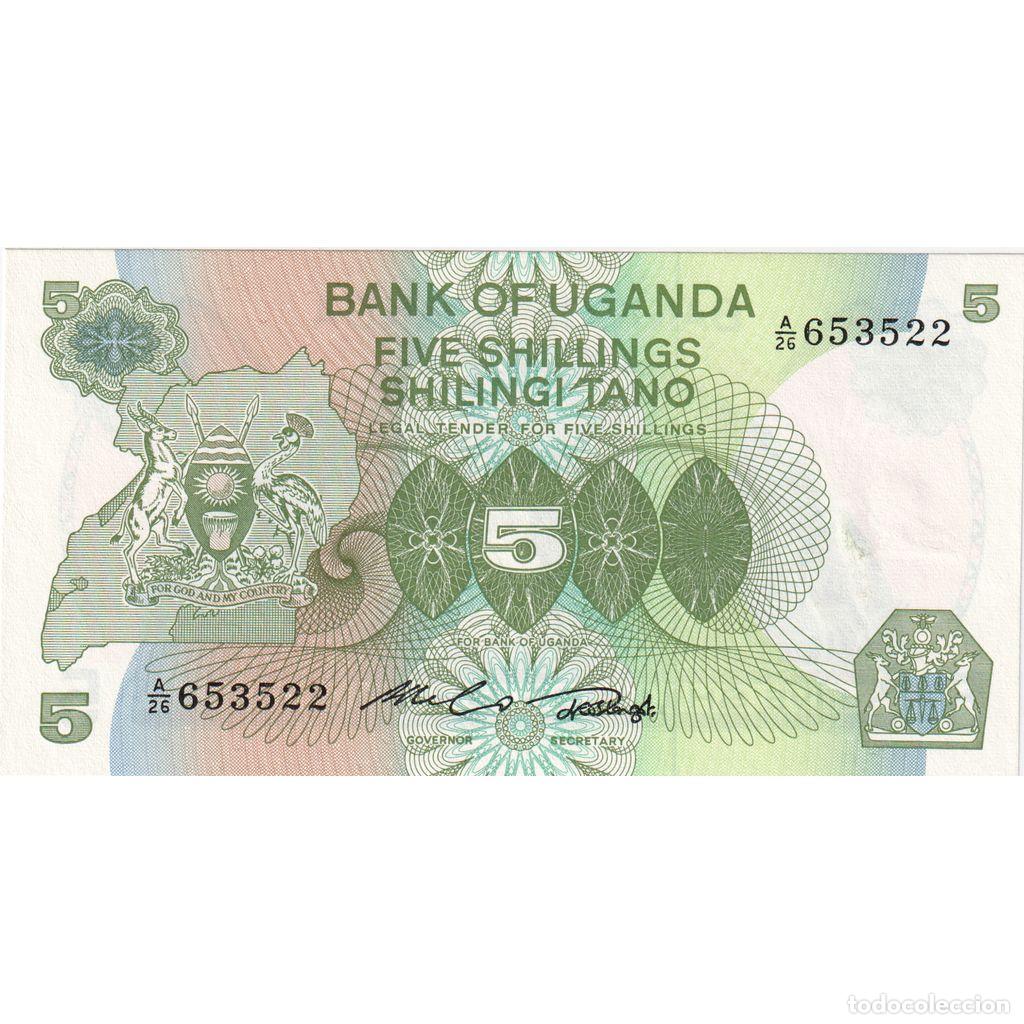 Billetes extranjeros: [#232912] Uganda, 5 Shillings, SC - Foto 1