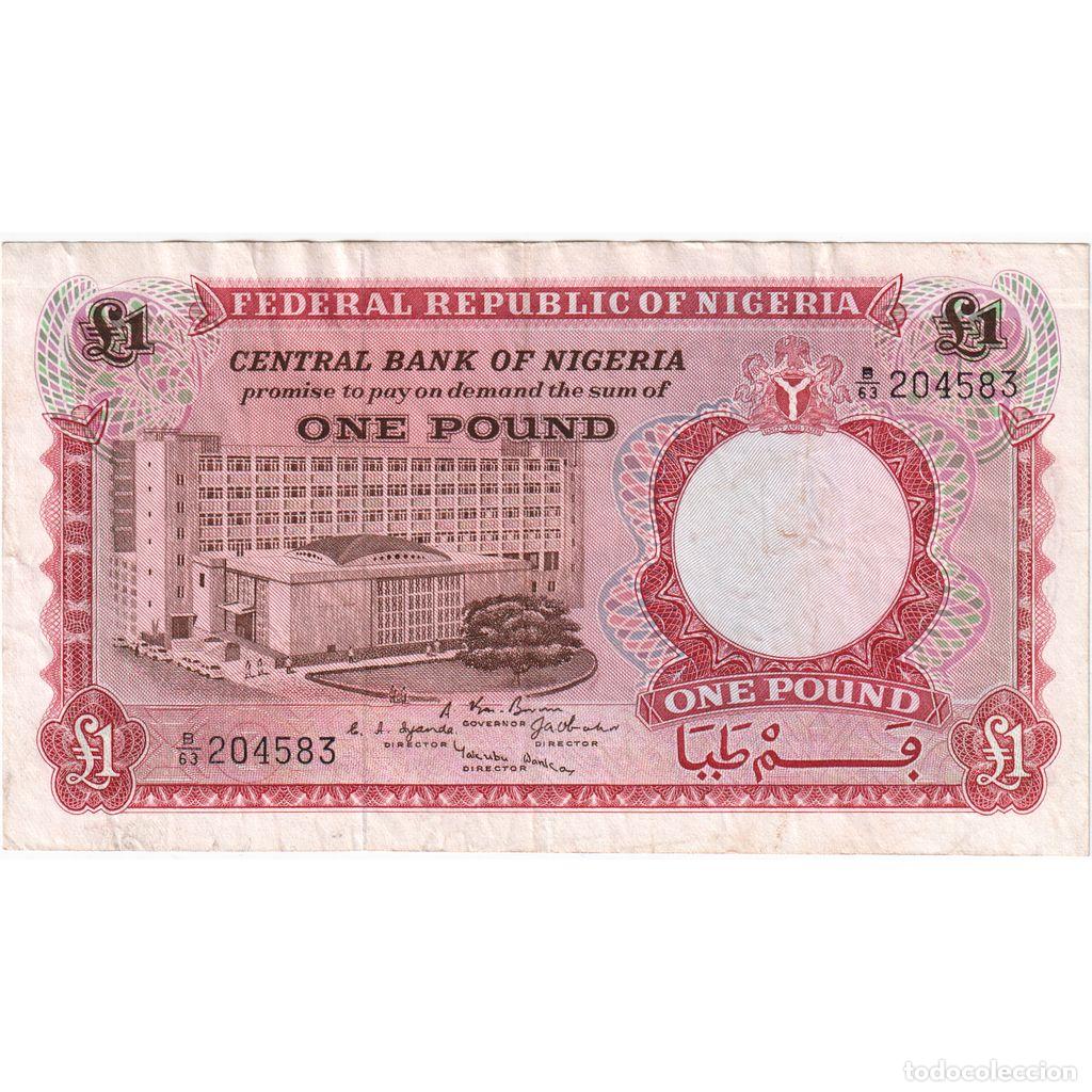 Billetes extranjeros: [#232921] Nigeria, 1 Pound, MBC - Foto 1