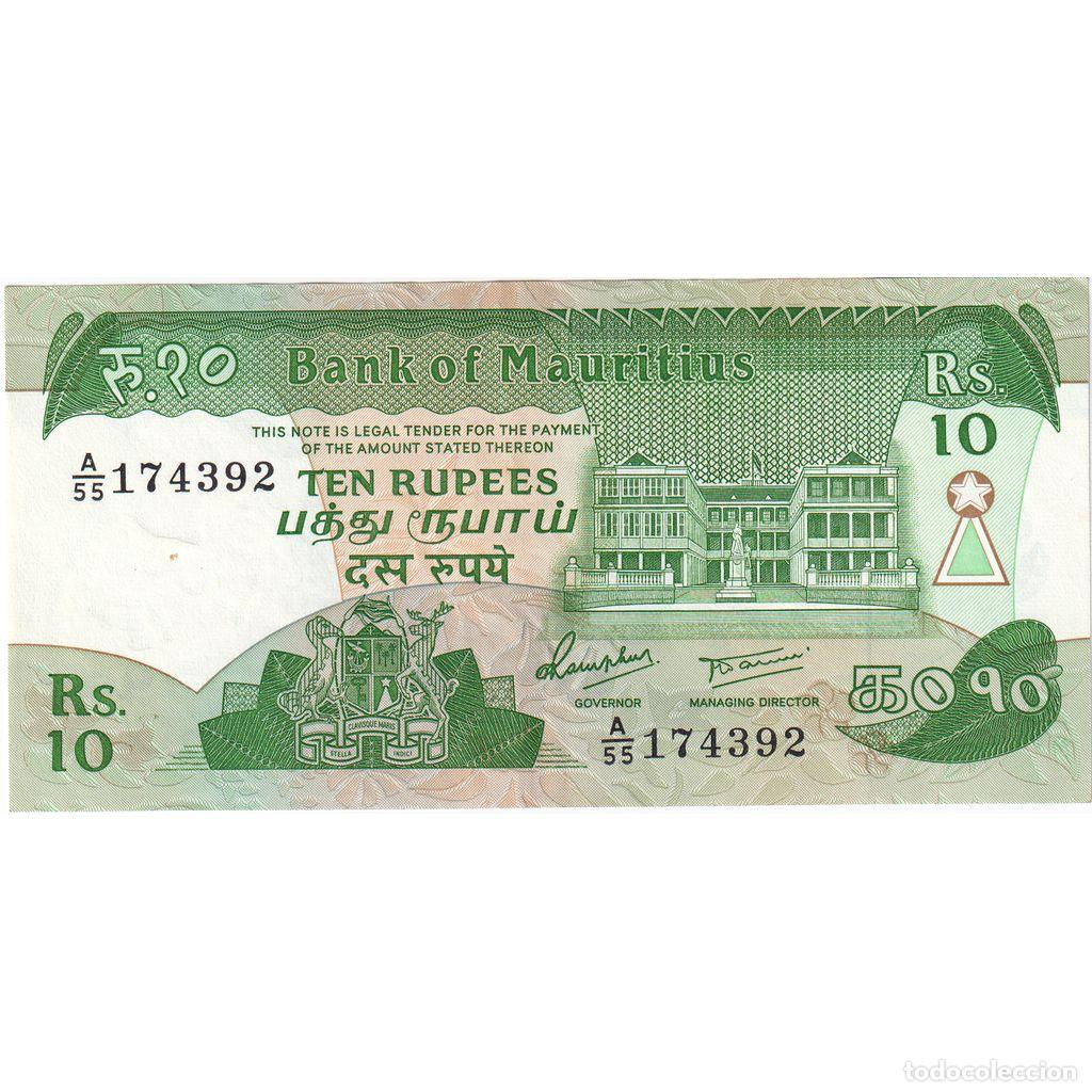 Billetes extranjeros: [#232935] Mauricio, 10 Rupees, MBC - Foto 1