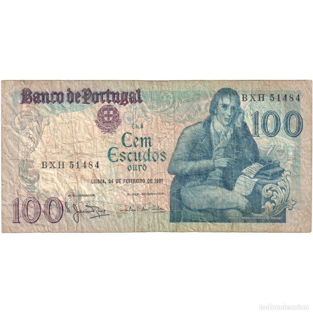 Billets internationaux: [#1296629] Billete, 100 Escudos, 1981, Portugal, 1981-02-24, BC