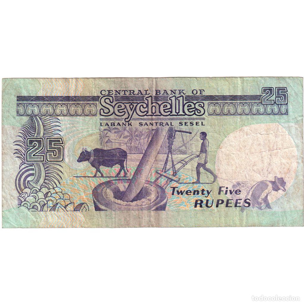 Billetes extranjeros: [#1296646] Seychelles, 25 Rupees, BC+ - Foto 2