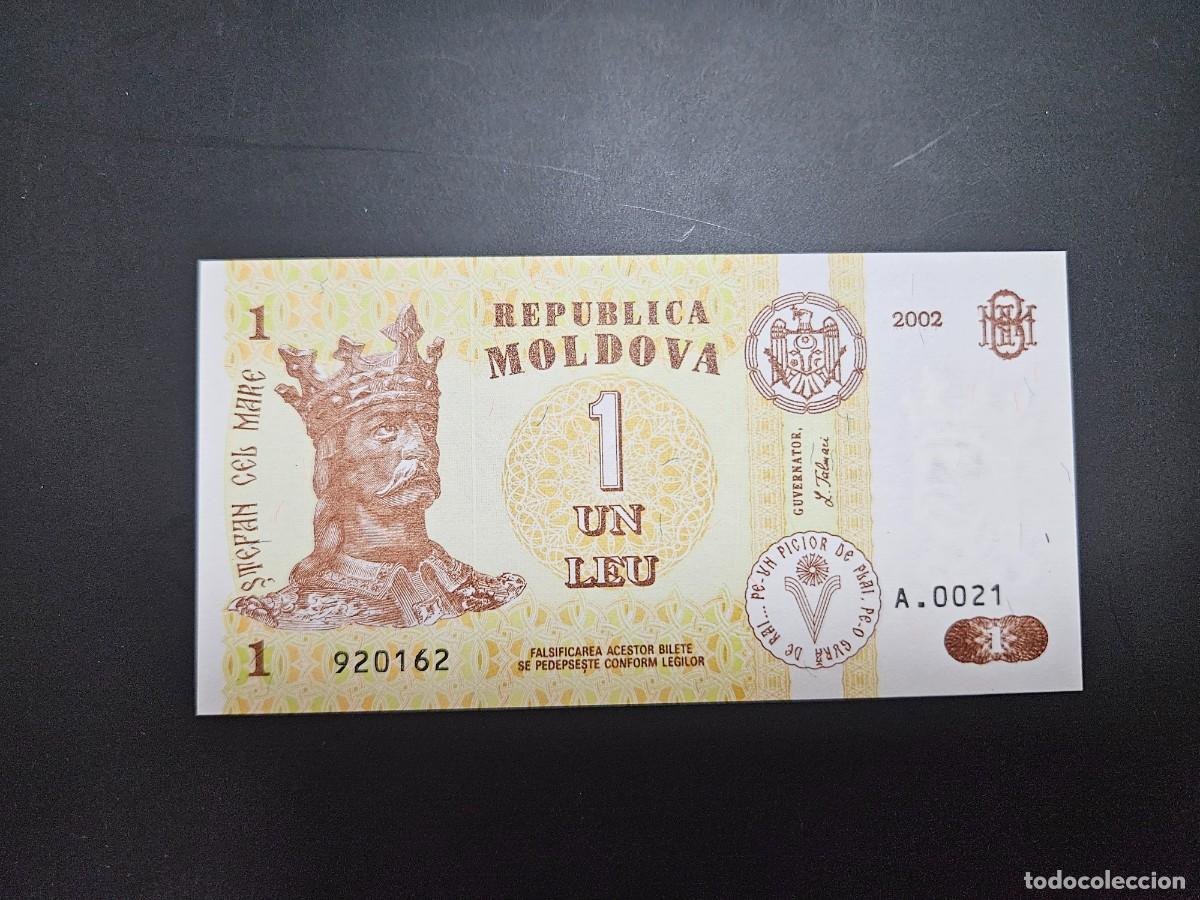 Billetes extranjeros: MOLDAVIA 1 LEU 2002 S/C P=8 e - Foto 1