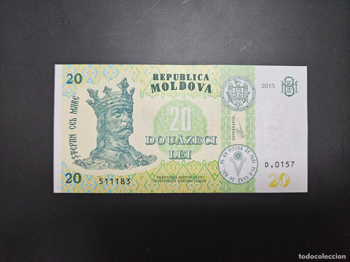 Billetes extranjeros: MOLDAVIA 20 LEI 2015 S/C P=23 - Foto 1