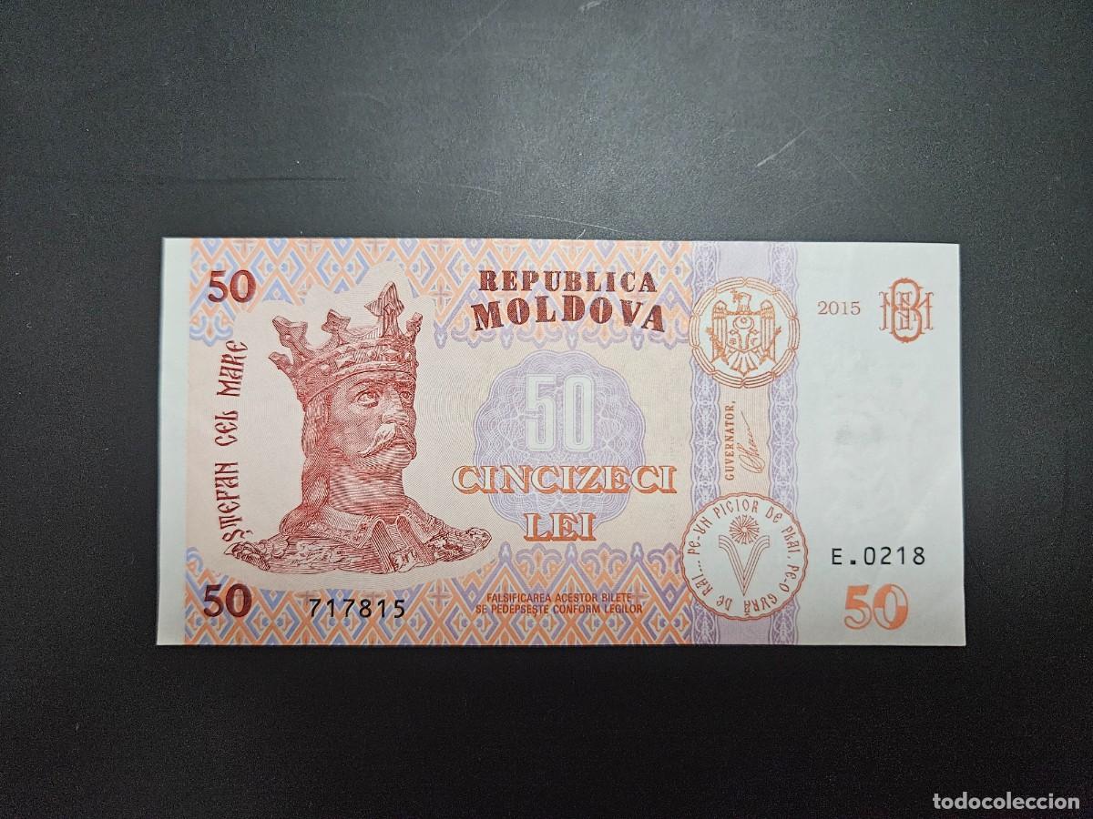 Billetes extranjeros: MOLDAVIA 50 LEI 2015 S/C P=24 - Foto 1