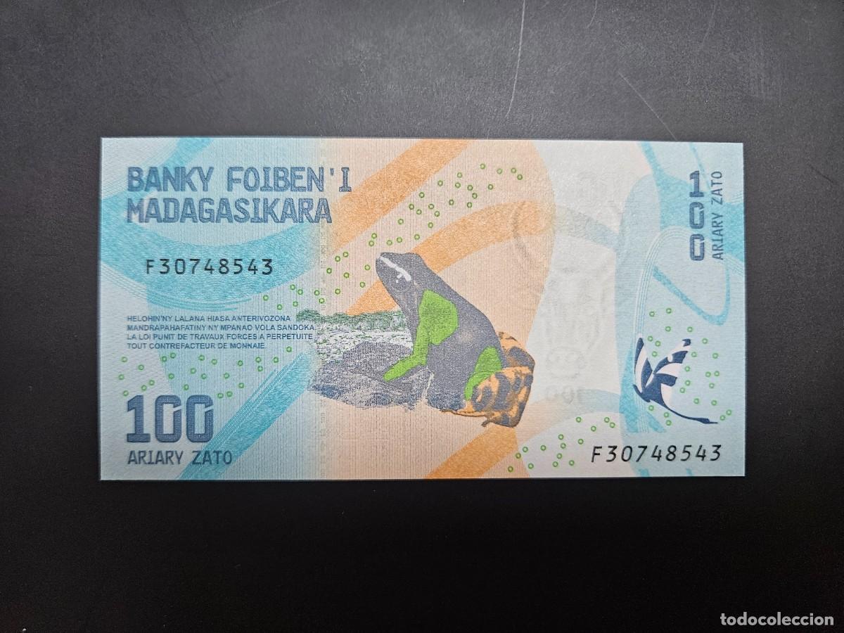 Billetes extranjeros: MADAGASCAR 100 ARIARY 2017 S/C P=97 - Foto 1