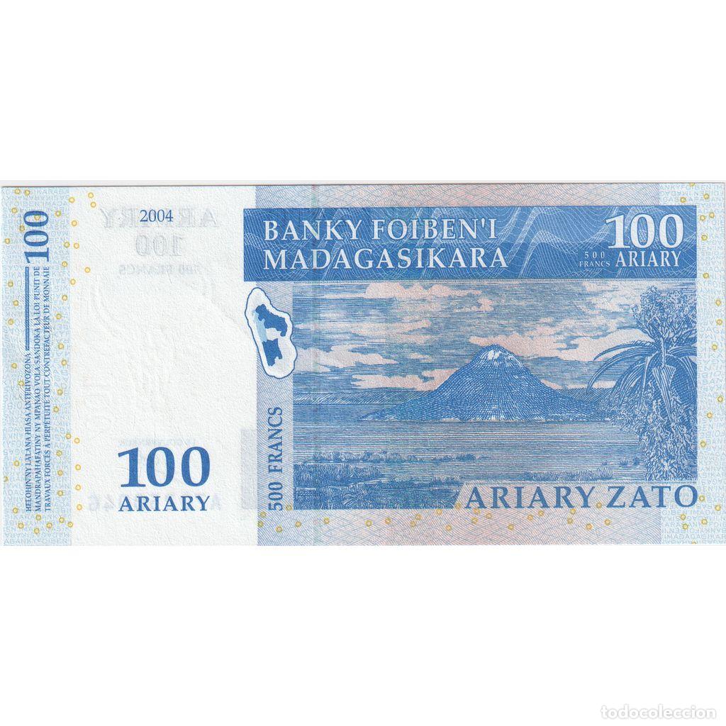 Billetes extranjeros: [#232947] Madagascar, 100 Ariary, 2004, SC+ - Foto 2