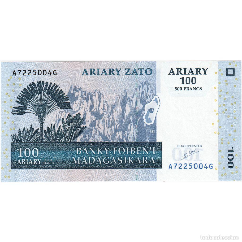 Billetes extranjeros: [#232947] Madagascar, 100 Ariary, 2004, SC+ - Foto 1