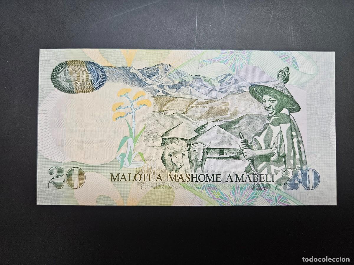 Billetes extranjeros: LESOTHO 20 MALOTI 2009 S/C P=16 - Foto 2