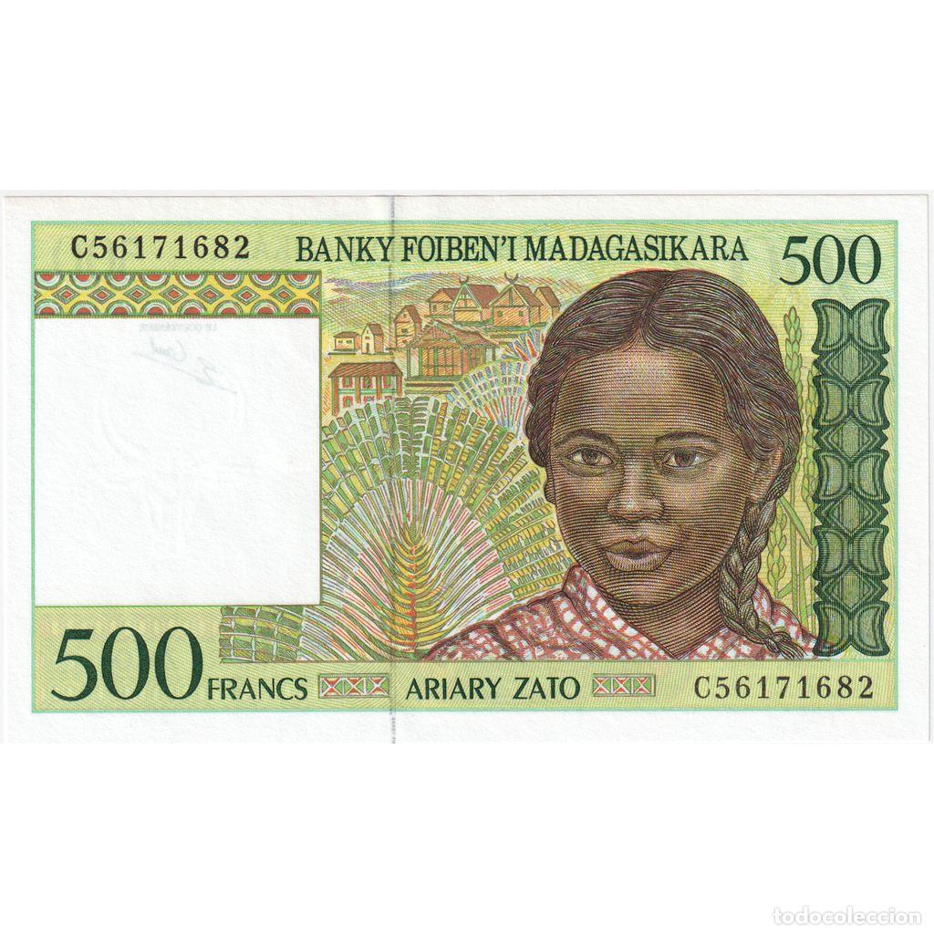 Billets internationaux: [#232951] Madagascar, 500 Francs = 100 Ariary, BC