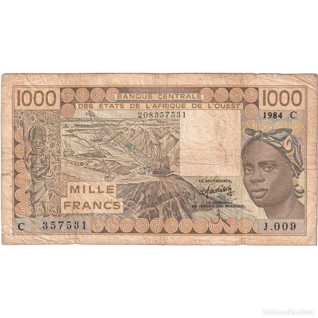 Billets internationaux: [#1296717] Estados del &Aacute;frica Occidental, 1000 Francs, BC