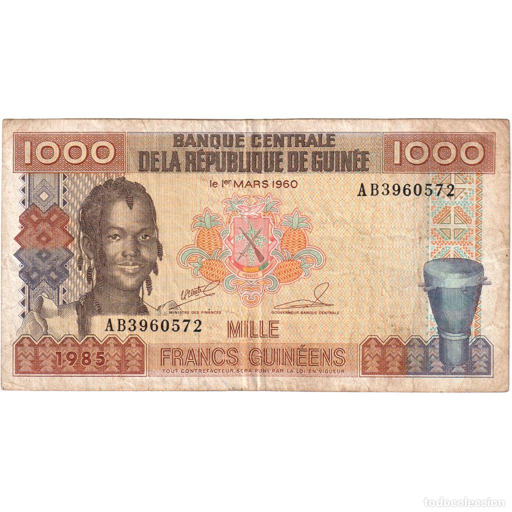Billetes extranjeros: [#1296719] Guinea, 1000 Francs, 1985, BC - Foto 1