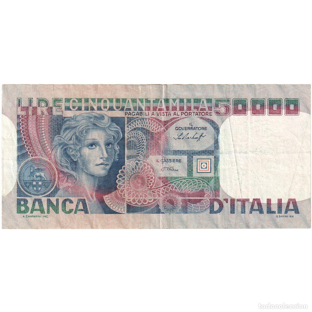 Billets internationaux: [#232402] 50,000 Lire, Italia, 1977-06-20, KM:107a, MBC