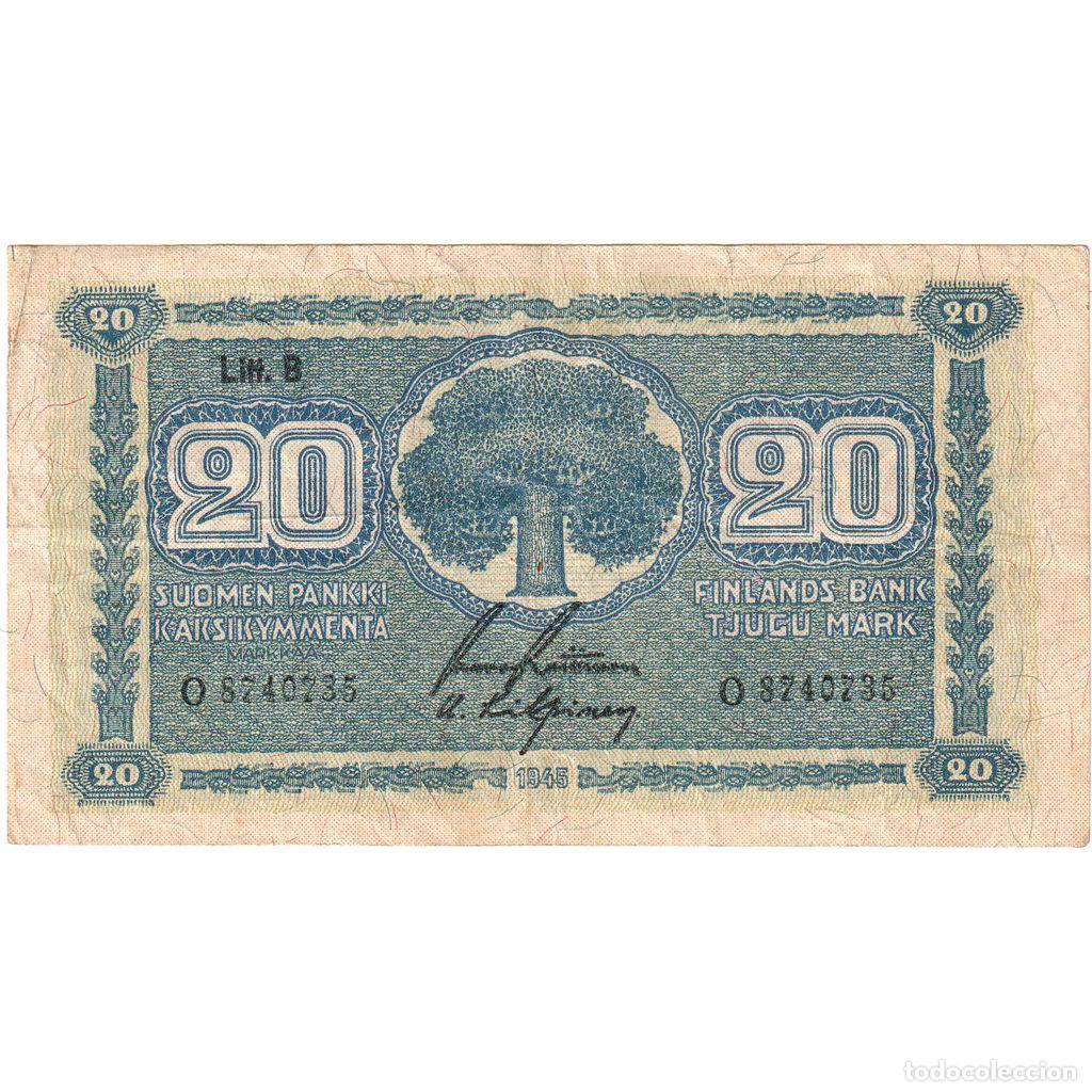 Billetes extranjeros: [#233044] Finlandia, 20 Markkaa, BC - Foto 1