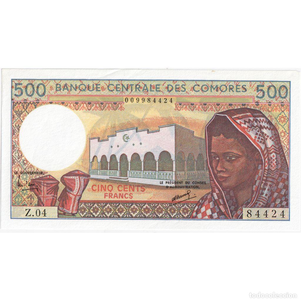 Billetes extranjeros: [#233083] Comoras, 500 Francs, SC+ - Foto 1