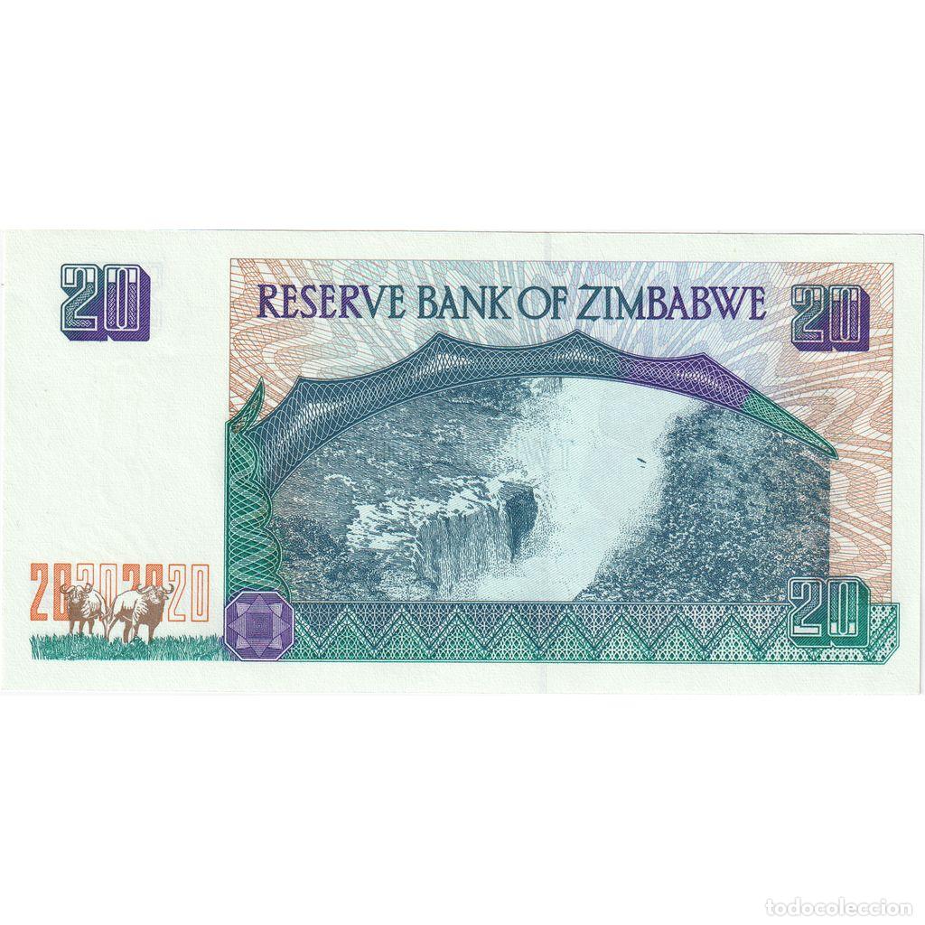 Billetes extranjeros: [#233092] Zimbabue, 20 Dollars, UNC - Foto 2