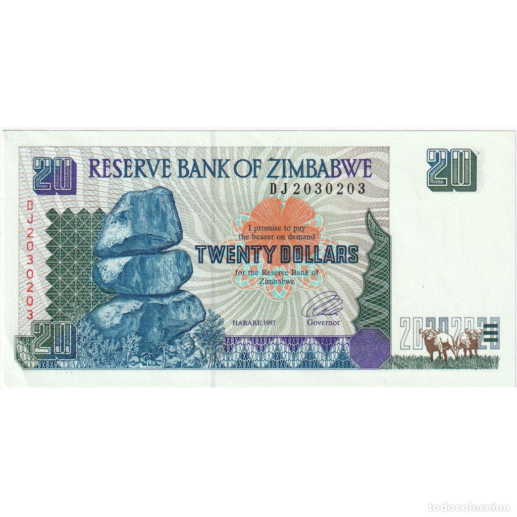 Billetes extranjeros: [#233092] Zimbabue, 20 Dollars, UNC - Foto 1