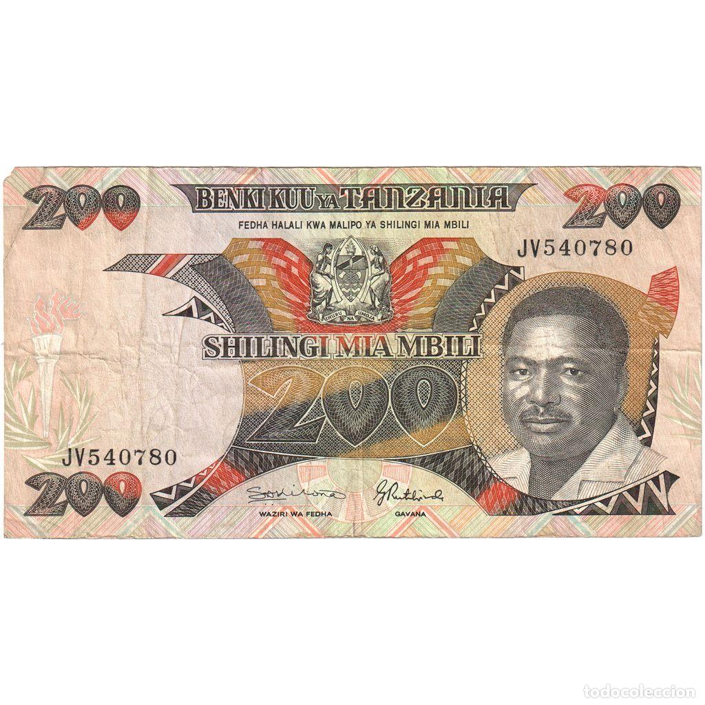 Billetes extranjeros: [#233116] Tanzania, 200 Shilingi, BC - Foto 1