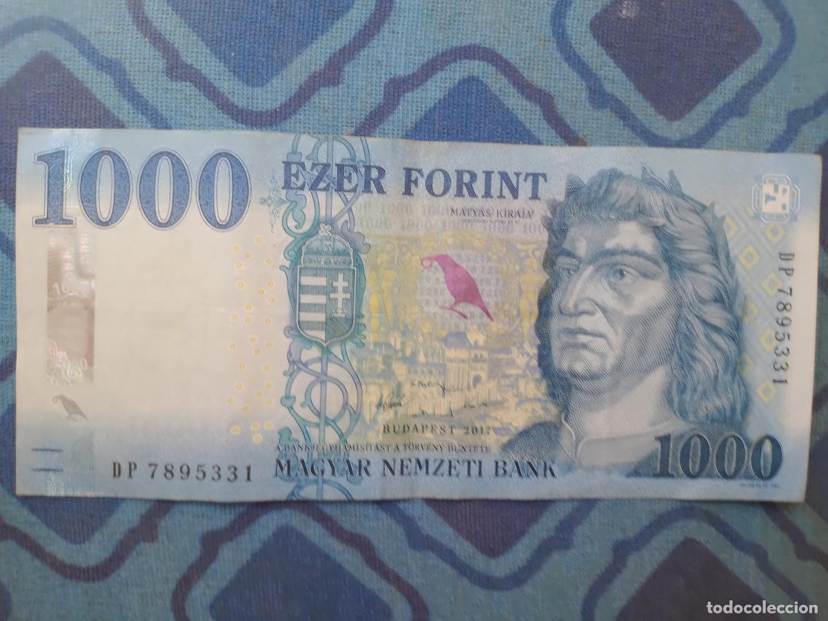 Billetes extranjeros: HUNGRIA 1000 FORINT 2017