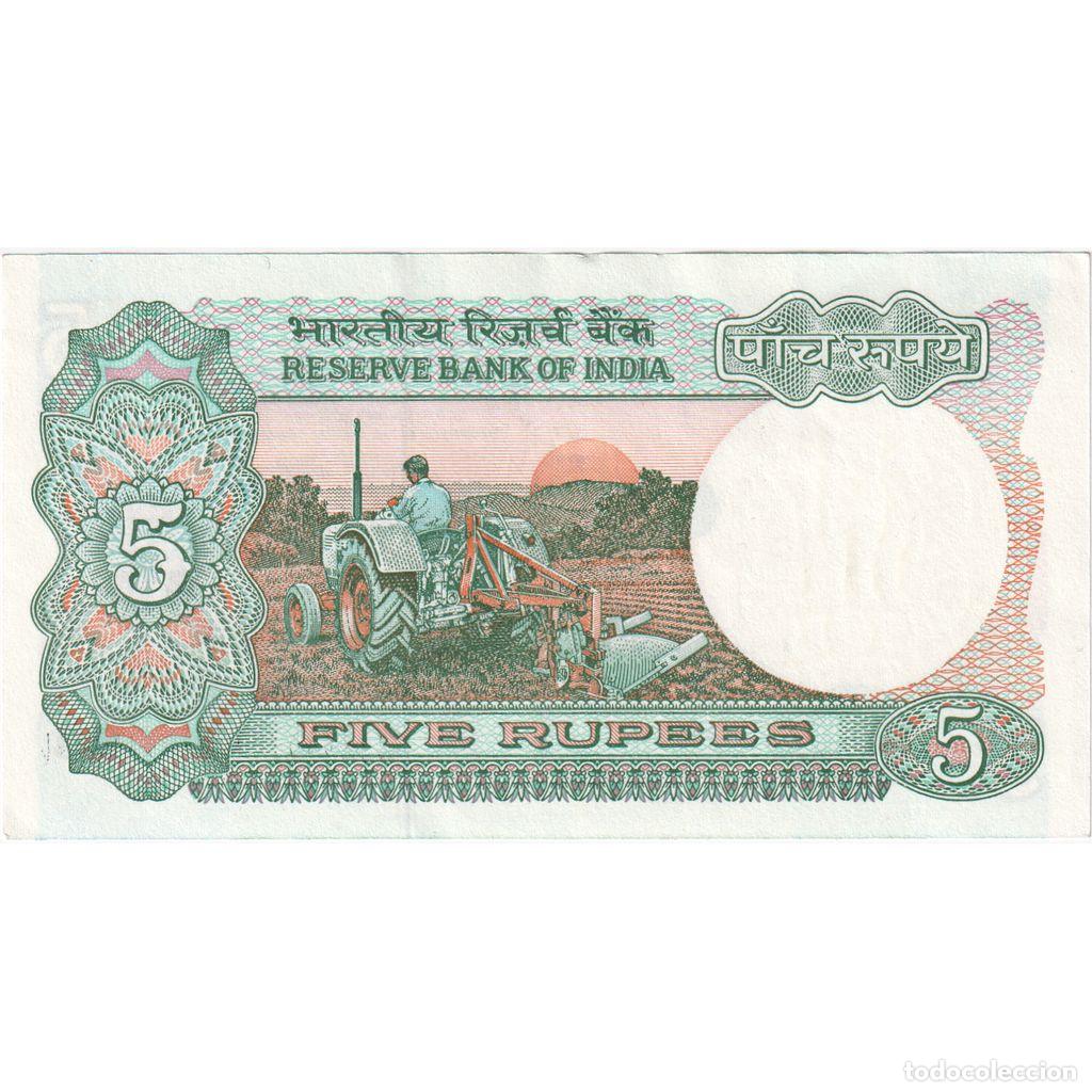 Billetes extranjeros: [#233153] India, 5 Rupees, UNC - Foto 2
