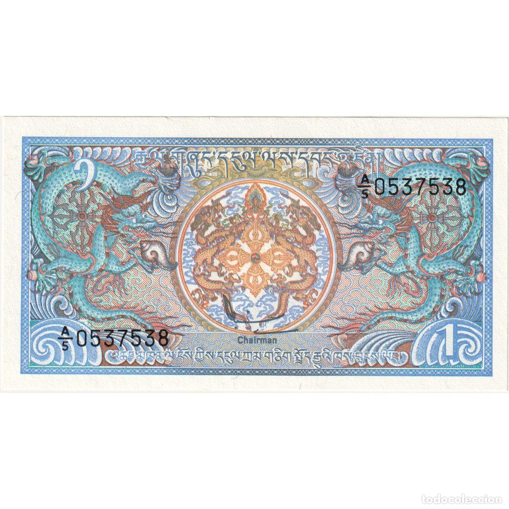 Billetes extranjeros: [#233199] But&aacute;n, 1 Ngultrum, UNC - Foto 1