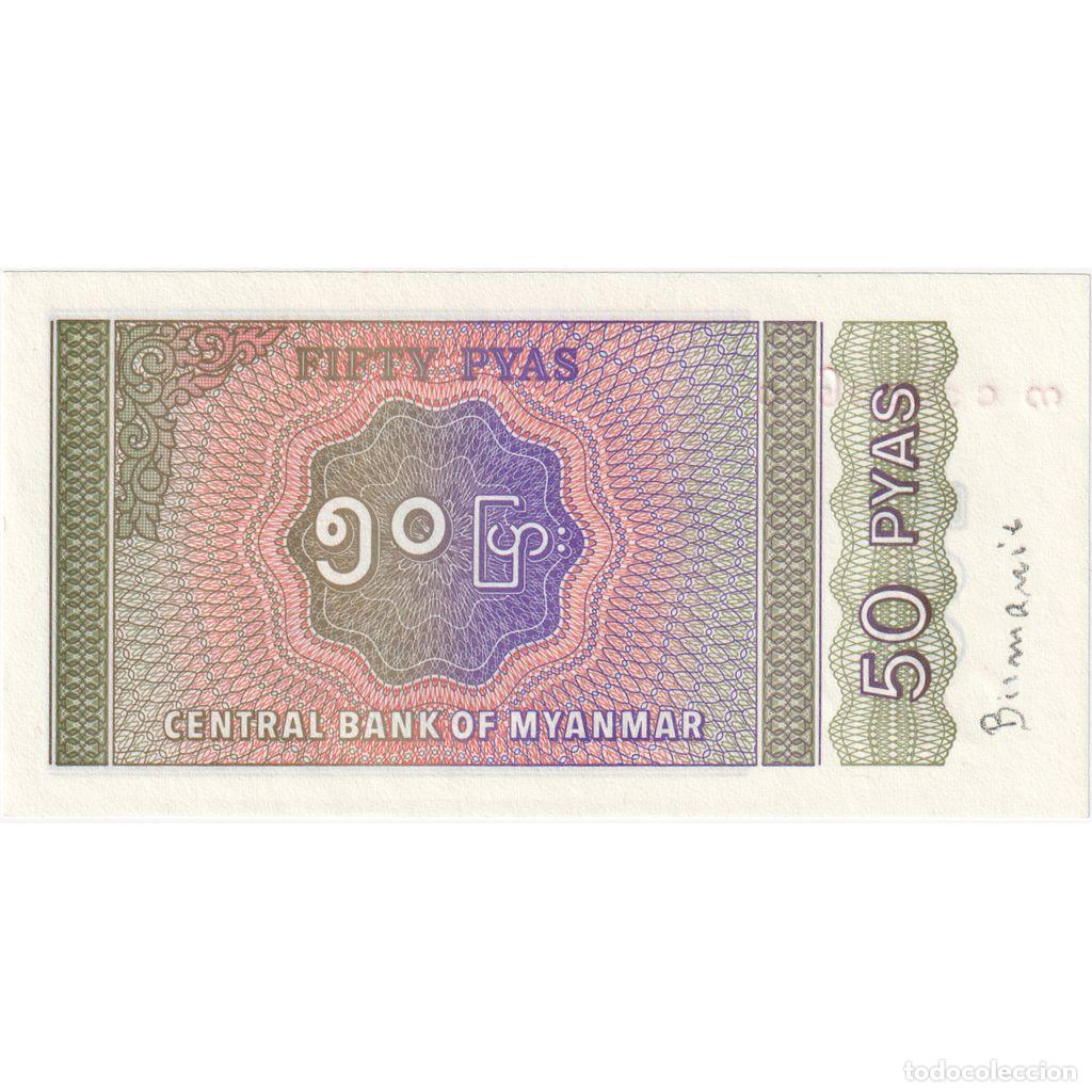 Billetes extranjeros: [#233195] Myanmar, 50 Pyas, UNC - Foto 2