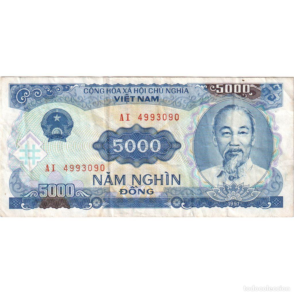 Billets internationaux: [#233224] Vietnam, 5000 D&lt;ox&gt;ng, MBC