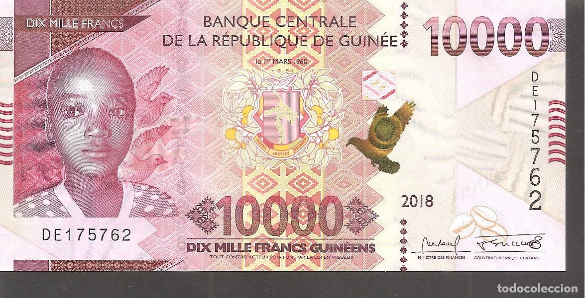Billetes extranjeros: GUINEA 20000 FRANCOS 2018 SC/UNC - Foto 1