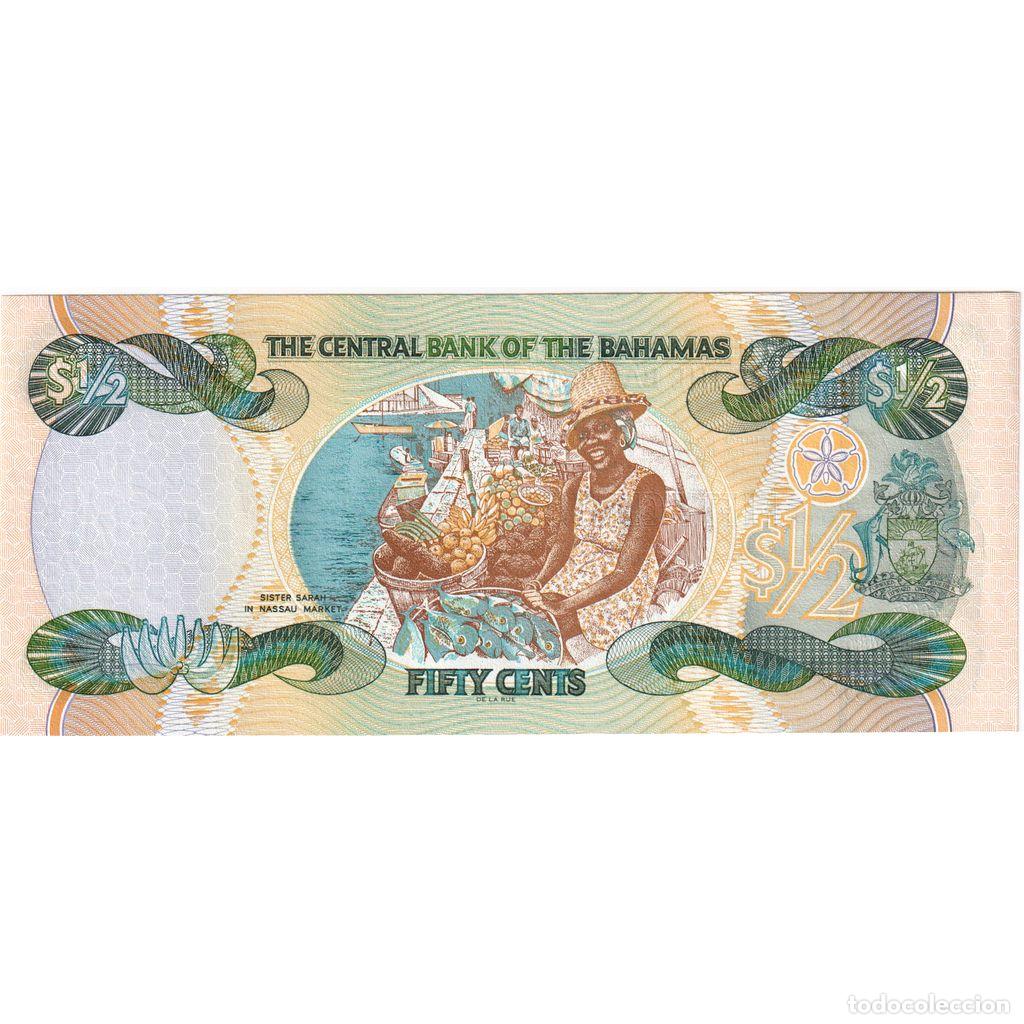 Billetes extranjeros: [#233256] Bahamas, 1/2 Dollar, UNC - Foto 2