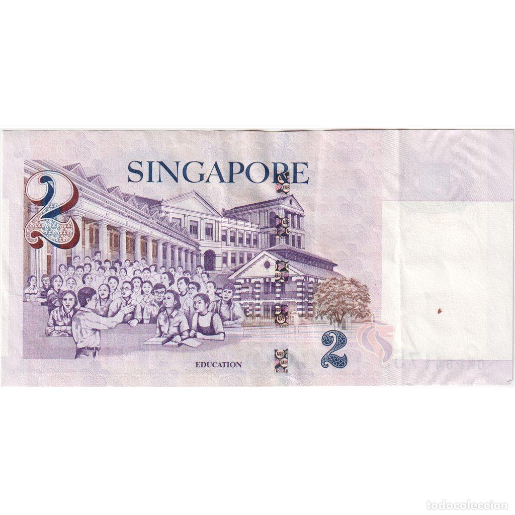 Billetes extranjeros: [#233267] Singapur, 2 Dollars, EBC - Foto 2