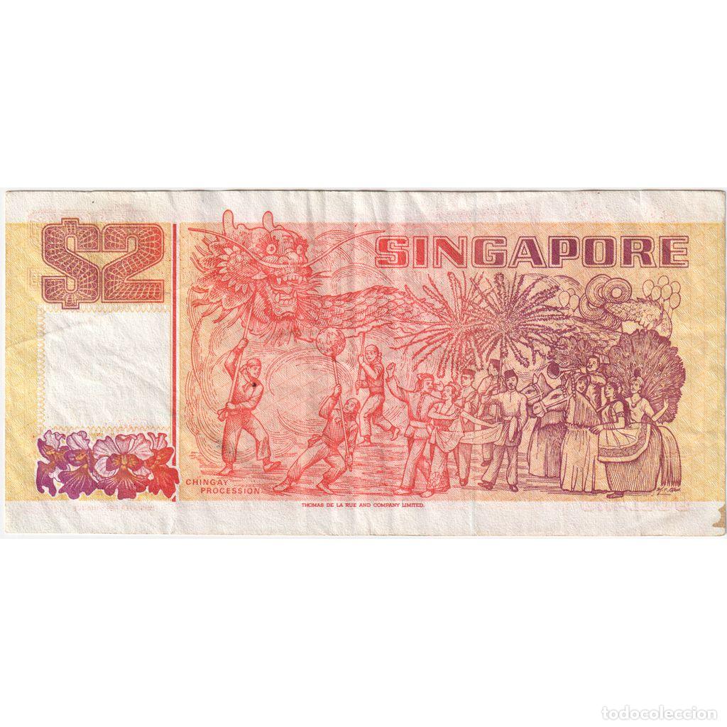 Billetes extranjeros: [#233262] Singapur, 2 Dollars, MBC - Foto 2
