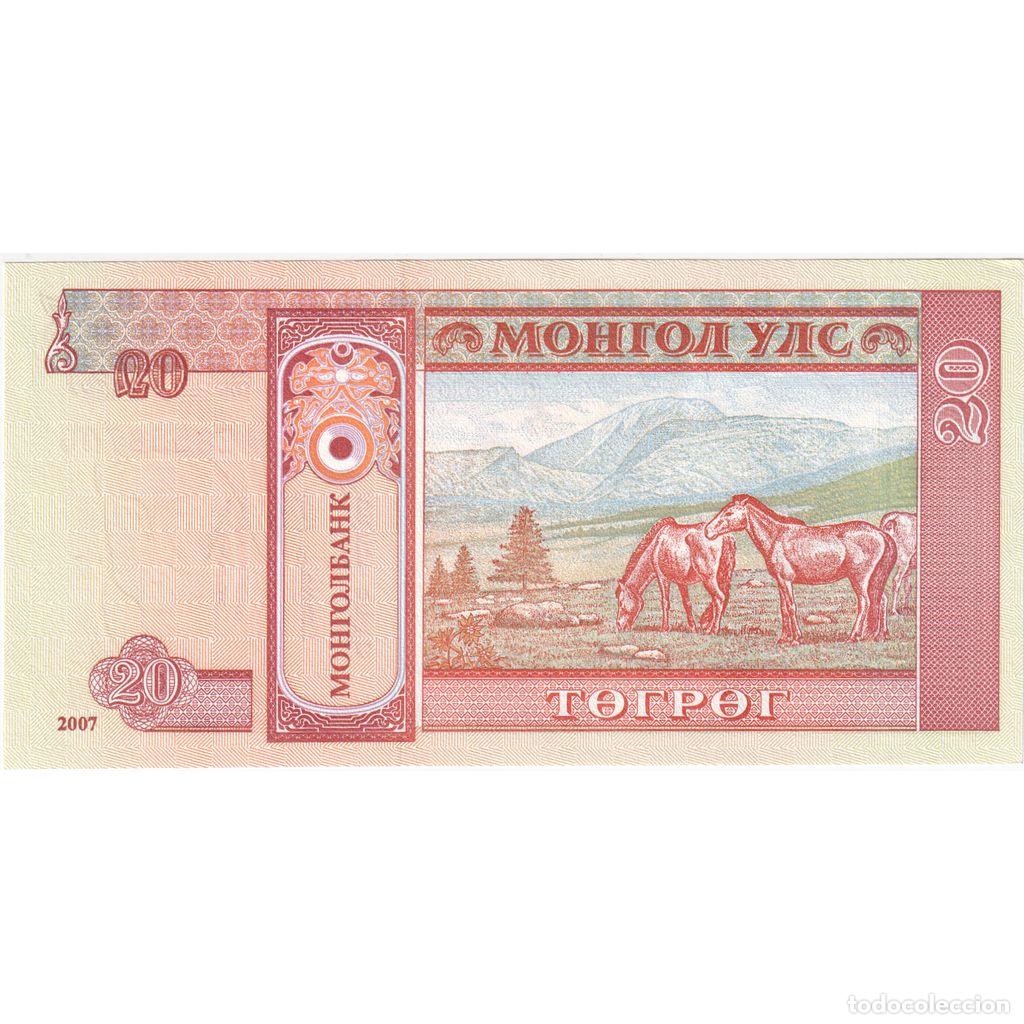 Billetes extranjeros: [#233273] Mongolia, 20 Tugrik, Undated (2014), EBC - Foto 2