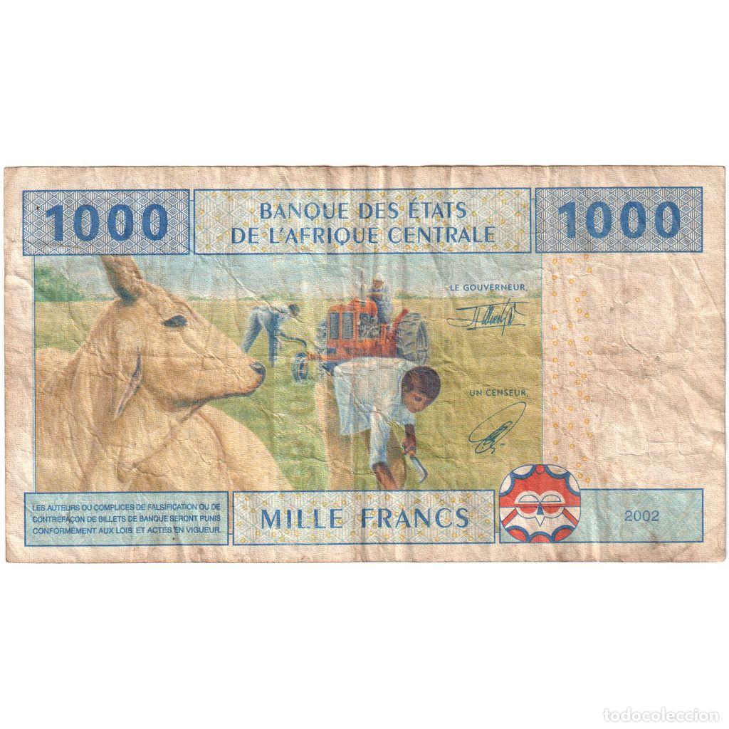 Billetes extranjeros: [#376912] Camer&uacute;n, 1000 Francs, 2002, BC - Foto 2