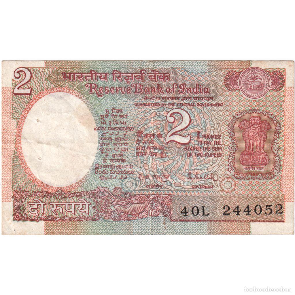 Billetes extranjeros: [#1232775] India, 2 Rupees, Undated (1976), BC - Foto 1