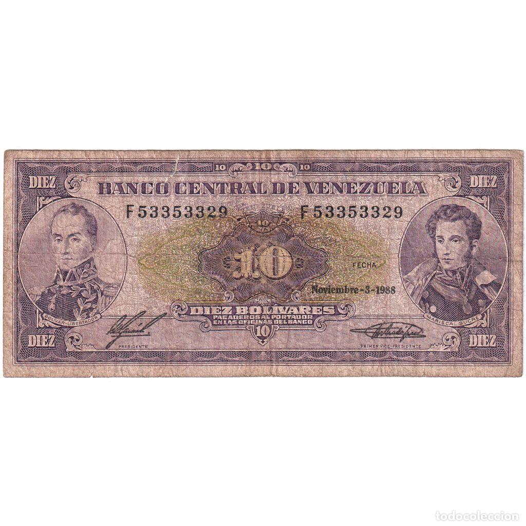 International Banknotes: [#1232781] Venezuela, 10 Bol&iacute;vares, 1988-11-03, RC