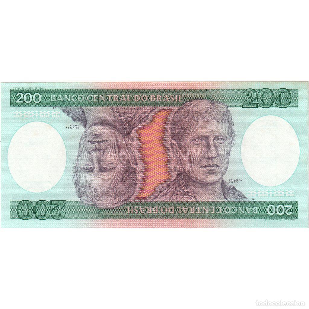Notas Internacionais: [#233343] Brasil, 200 Cruzeiros, Undated (1981-1984), SC
