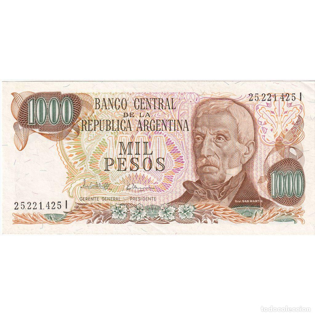 Billets internationaux: [#1232815] Argentina, 1000 Pesos, Undated (1982), UNC