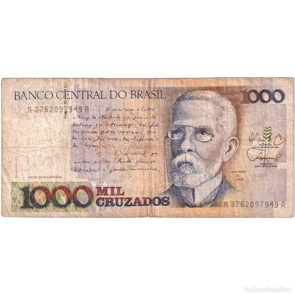 Billets internationaux: [#1232817] Brasil, 1000 Cruzados, Undated (1988), BC