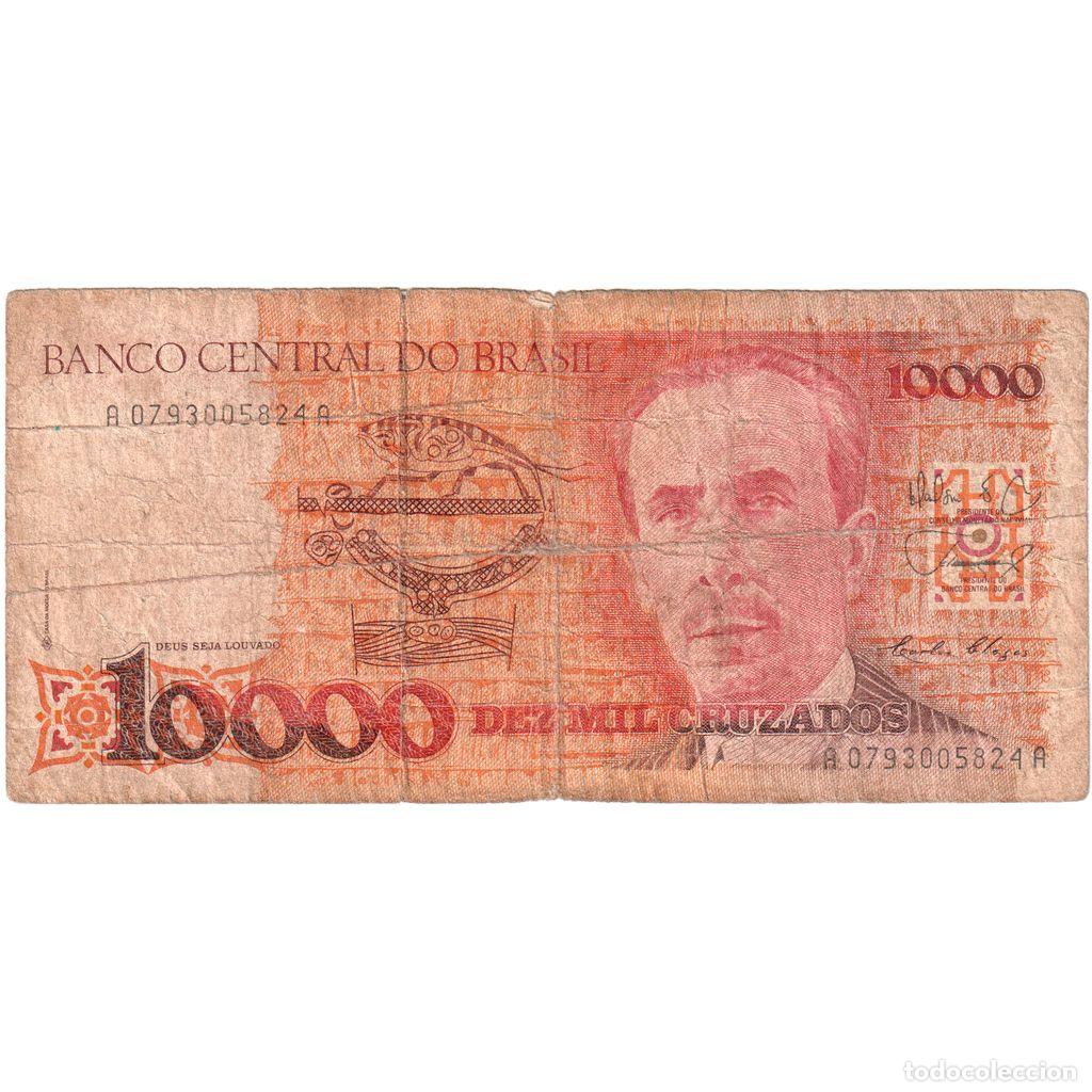 International Banknotes: [#1232816] Brasil, 10,000 Cruzados, Undated (1989), BC
