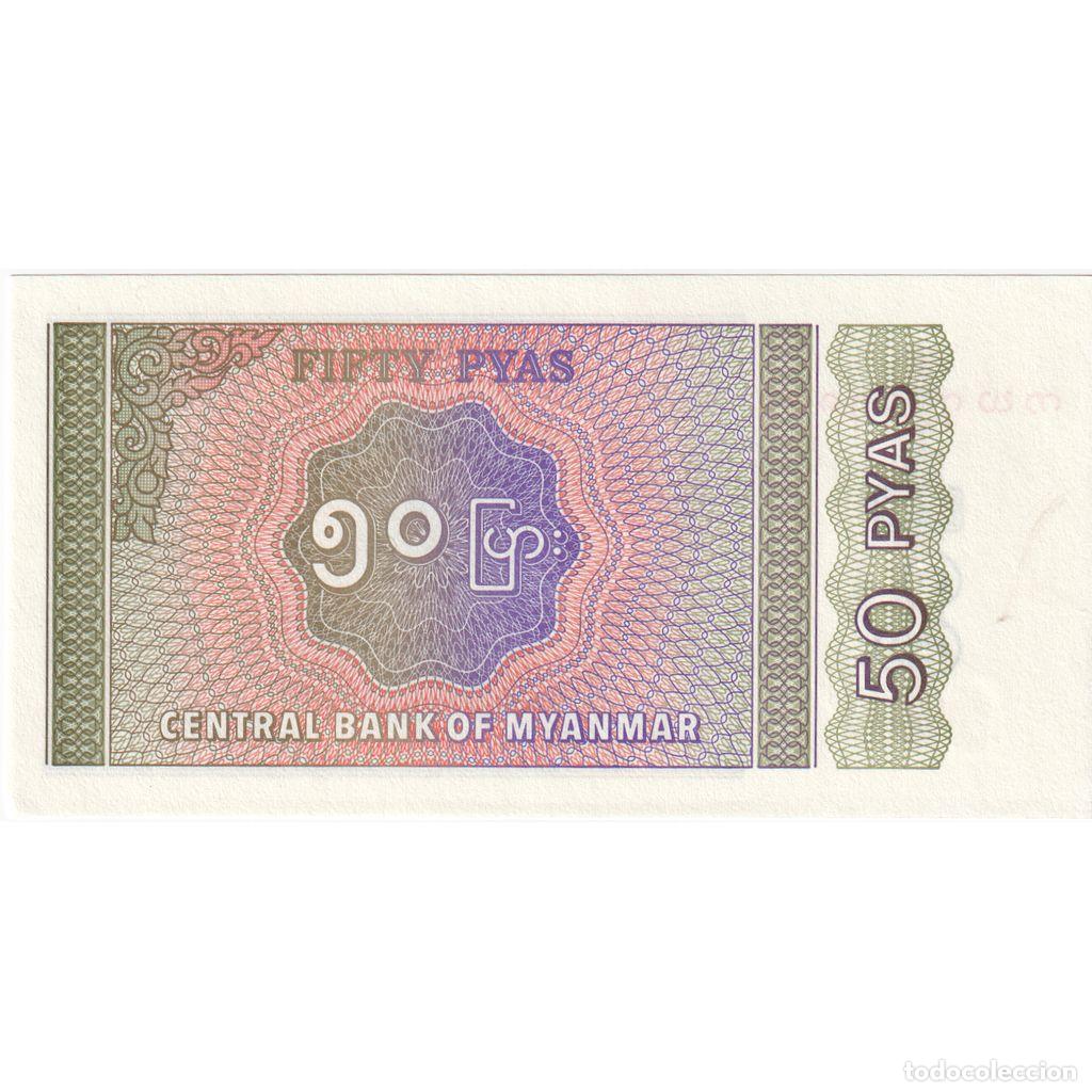 Billetes extranjeros: [#233302] Myanmar, 50 Pyas, UNC - Foto 2