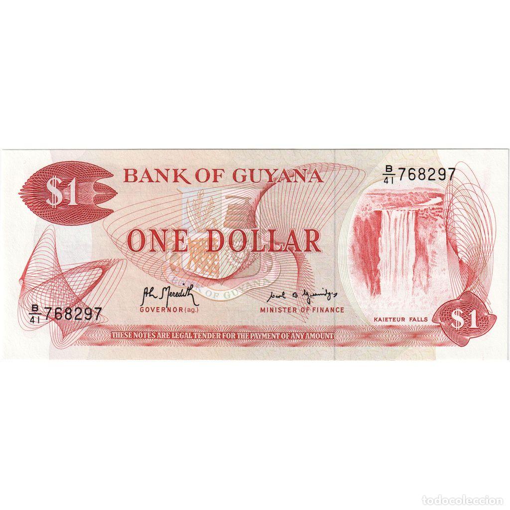 Billetes extranjeros: [#233375] Guyana, 1 Dollar, UNC - Foto 1